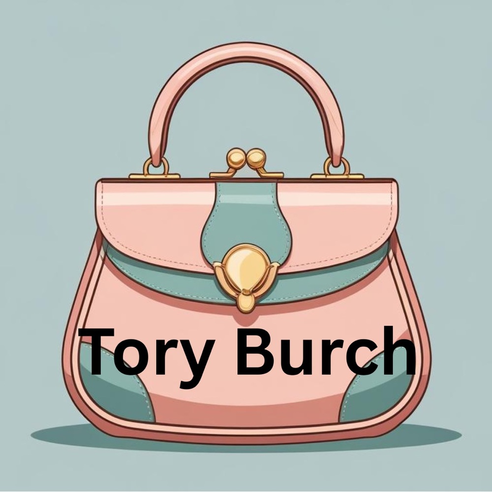 Tory Burch Blush and Mint Satchel
